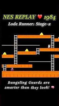 NES REPLAY ❤️ 1984 | Lode Runner: Stage-2