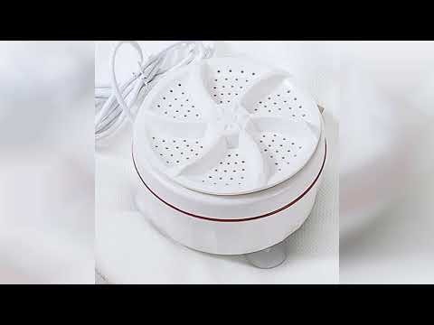 Review: 2PCS Mini Washing Machine - USB Two-Way Rotating Turbine Portable Washer for Sock Unde...
