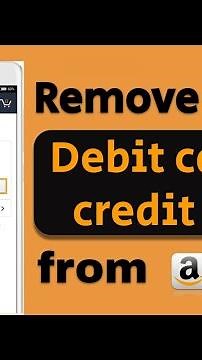 How to delete saved card details in amazon | Remove debit or credit card from amazon account