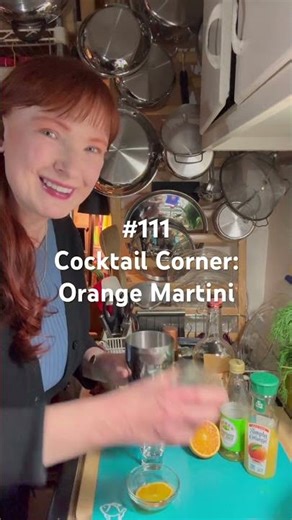 Cocktail Corner #111: Orange Martini #vodka #cointreau #orangejuice #cocktail