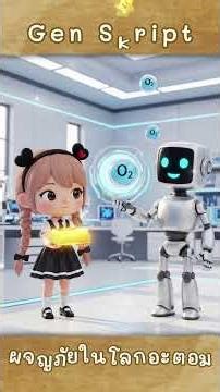 Gen Skript | ผจญภัยในโลกอะตอม #botnoivoice #genskript #kruchompu8