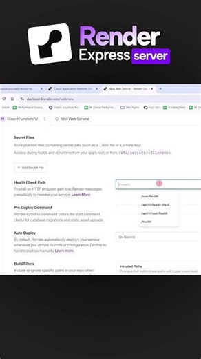 How to deploy an Express Server on Render for Free in Minutes #redstartechs #coding #javascript