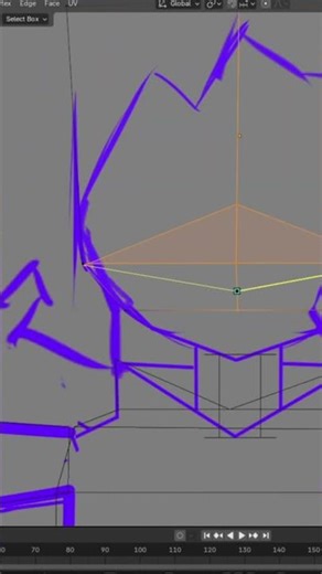 modelando a @Replai em 3d no blender low poly