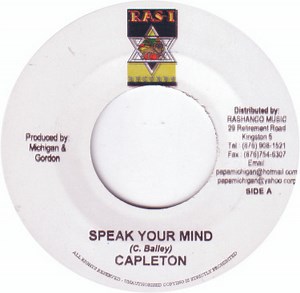 Capleton - Speak Your Mind
