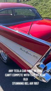 211K views · 10K reactions | Gorgeous 1957 Bel Air  #chevelless #musclecar #chevy #ClassicCar | Classic Muscle Cars Symbol Of Road | Facebook