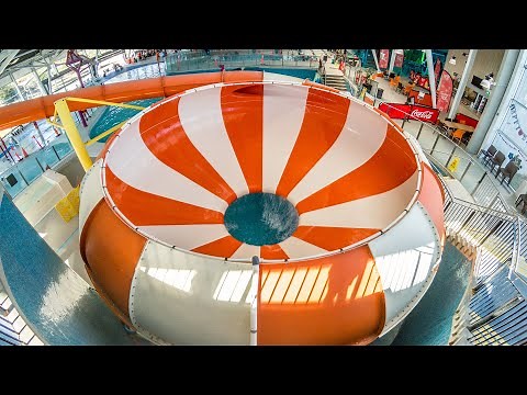 Casey RACE - Space Bowl Water Slide | Trichterrutsche Onride