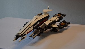 Check Out This Impressive Lego Replica of Mass Effect's Normandy