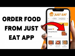 How To Order Food From Just Eat App | Order Food From Just Eat 2025