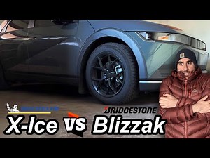 Ioniq 5 Winter Tire Efficiency Testing | Michelin X-Ice VS Bridgestone Blizzak