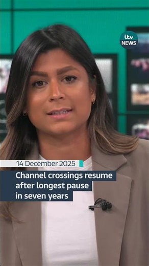 Before the weekend, no vessels had reached the English coast for 28 days #itvnews