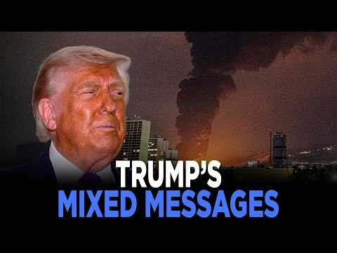 Trump's Changing Statements On Iran Explained | TRENDING