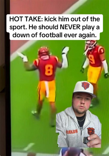 If I was Lincoln Riley, he’d be off the team before dinner. Despicable, deplorable stuff here. #usc #dantemoore #collegefootball #TikTokCampaign #football