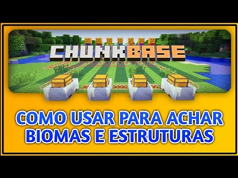 🔥 COMO USAR O CHUNKBASE PARA ACHAR ESTRUTURAS E BIOMAS NO MINECRAFT