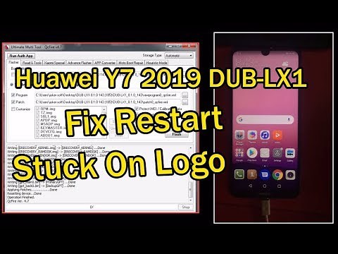 Huawei Y7 2019 DUB-LX1 Repair Restart / Stuck On Logo