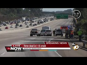 Deadly crash on Interstate 15