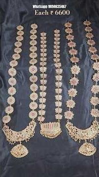 Premium Panchaloha Impon Big Size Dollar Haram Jewel Set #handmadejewellery #panchalogam #jewellery