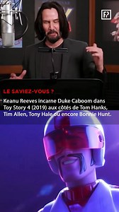 Keanu Reeves en coulisses d’enregistrement pour le doublage de Duke Caboom dans Toy Story 4 | FilmPics