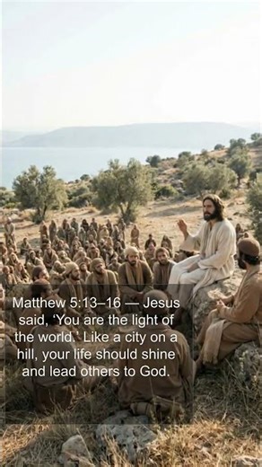 Salt and Light — Influence the World - Matthew 5:13–16