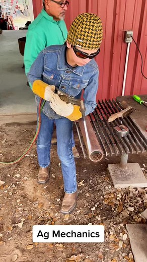 Kicking off another Ag Mechanics Project! Making a hand! #agmechanic #agmechanics #weldernation