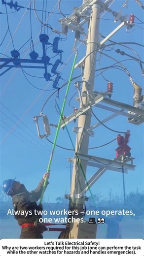 Power Line Inspection & Switch Connection – Outdoor Electrical Work 🔧⚡