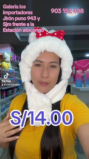 18K views · 134 reactions | GORRO CHALINA MINNIE #GORRO #CHALINA #GORROMINNIE #MINNIE #VONCHI Catálogo https://vonchiimport.com/ 李❤️ SISTEMAY para compras por CAPTURA  PUEDEN COMUNICARSE A ESTOS DOS NÚMEROS asesora FABIOLA https://wa.me/51934774427Asesora Josselin https://wa.me/51906667721TIENDAS:TIENDA CENTRO DE LIMA ➡️JIRON PUNO 631 GALERIA CENTRAL SOTANO S102 TIENDA SAN JUAN MIRAFLORES➡️ URB.ENTEL PERU JR.LAS FRESAS MZ T LT | Vonchi | Facebook