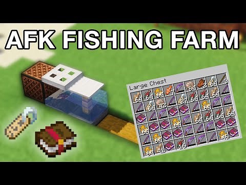 Minecraft AFK Fishing Farm - Simple and Fast!