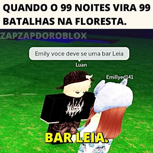 99 batalhas na floresta ta melhor que 99 noites #roblox #robloxmemes #robloxshorts #memesbr