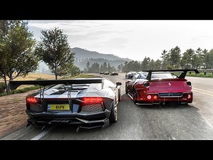1500HP Lamborghini Aventador VS Ferrari | Forza Horizon 5 | Race Gameplay