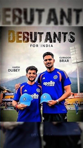 Dream Debuts! 🇮🇳🔥 #shorts #cricket
