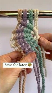 How to Create a Sea Shell Pattern in Macrame #macrametutorial #diymacrame