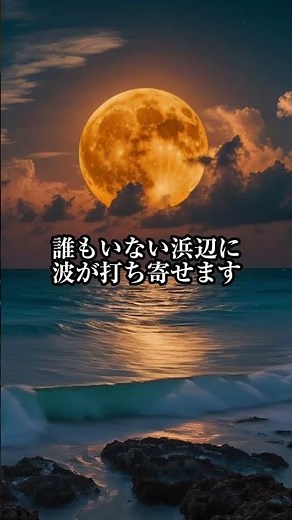 [環境音/ASMR]気づけば眠っている月夜の波音【黒画面・8時間】波/集中/リラックス/睡眠導入/安眠/作業用