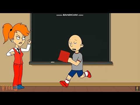 classic caillou pull the fire alarm/grounded