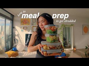 ✨BUDGET FRIENDLY✨high protein meal prep to get shredded