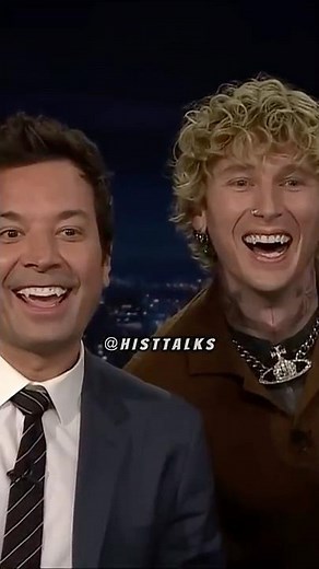 MGK GIFTS Jimmy Fallon VAMPIRE FANGS!