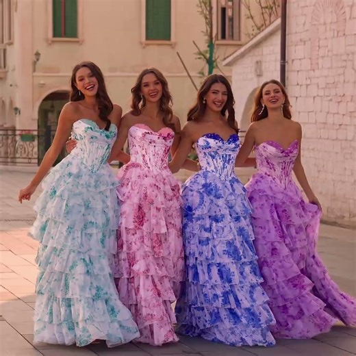 Stacees Floral Prom Dresses: Florals That Move With You #stacees #prom #floraldresses #floraldress