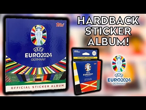 FIRST LOOK! | HARDBACK ALBUM & MEGA ECO BOX OPENING! | TOPPS UEFA EURO 2024 STICKER COLLECTION!
