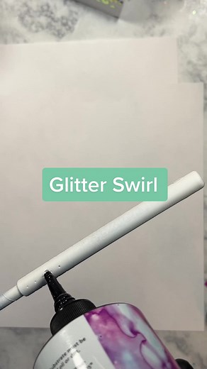 Creating Glitter Swirl Designs With Epoxy Resin Tutorial