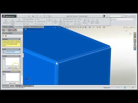 Video Tech Tip: Working with the Corner Relief Option within SOLIDWORKS Sheet Metal