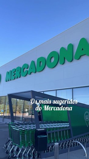 Produtos mais sugeridos do Mercadona em Portugal