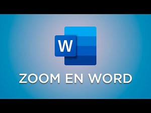 Cómo manejar el zoom en Word