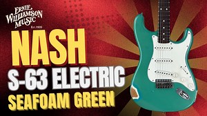 Tone demo of the Nash S-63 in Seafoam Green. Nash guitars replicate the look and feel of vintage instruments. This has some 60's mojo with Lollar pickups. | Ernie Williamson Music | Facebook