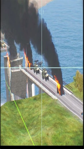 Crimea bridge collapse #militarysimulation #arma3 #russiaukrainewar #shorts #warthunder #milsim