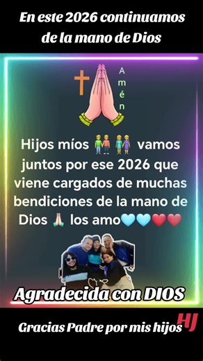 Agradecimiento a Dios por Mis Hijos en 2026