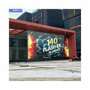 [Hot Item] Pushunled Transparent LED Display Shopping Mall Cube LED Screen