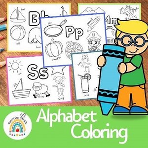 Alphabet Coloring Pages A-Z | Preschool Printable Worksheets