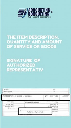 How to fill-out VAT invoice
