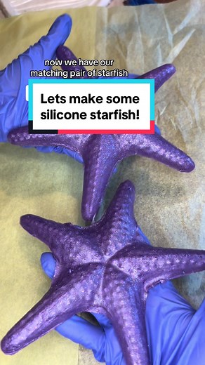 Lets make a custom pair of silicone starfish for a diy mermaid top! You can order at haleymermaid.com #diy #mermaid #packingorders