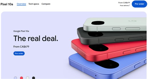 Pixel 10a is launched and is pretty familiar