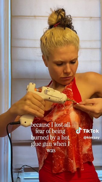DIY Lady Gaga Meat Dress Halloween Costume