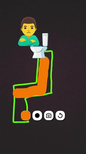 he js sad because the poop got into his face